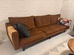 Leenbakker Bank Collin 4-zits Cognac kleur, Ophalen, Overige materialen, 250 tot 300 cm, Stoer
