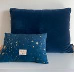 HAY dot donkerblauw kussenset (3 stuks), Ophalen of Verzenden, Zo goed als nieuw, Blauw