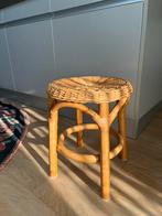 Vintage rotan kruk, Ophalen of Verzenden, Gebruikt, Hout