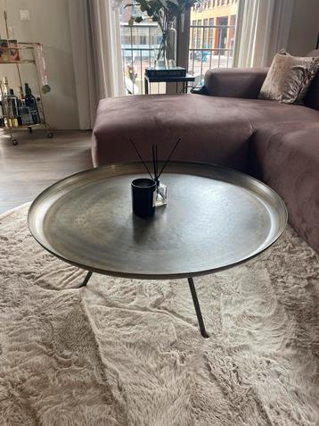 Vintage Metalen Salontafel beschikbaar voor biedingen