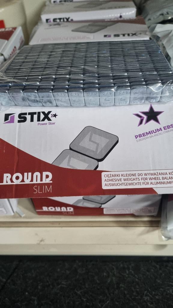 100 Strips Plaklood Gegalvaniseerde 12x5 Gram - Kleefgewicht, Auto diversen, Overige Auto diversen, Ophalen of Verzenden