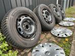 Hankook 5x100 winterbanden volkswagen velgen 185/60 R14, Ophalen, Gebruikt, 15 inch, Banden en Velgen