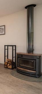 Complete Houtkachel Set: Kachel, Buis, Rek & Gereedschap, Ophalen, Gebruikt, Vrijstaande haard, Houthaard