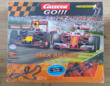 2 x Carrera GO!!! Lap Record + Max Action Slotcar racebanen  beschikbaar voor biedingen