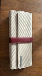 Jan Taminiau toilettasje / clutch, Sieraden, Tassen en Uiterlijk, Toilettassen, Ophalen of Verzenden, Zo goed als nieuw, Beige