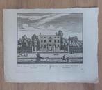 20 / Huize Schoonoord Warmond -  Kopergravure uit 1728, Antiek en Kunst, Kunst | Etsen en Gravures, Ophalen of Verzenden