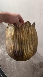 Gouden pot Livorn - 31cm 2 stuks, Huis en Inrichting, Woonaccessoires | Vazen, Overige materialen, Gebruikt, Overige kleuren, Ophalen of Verzenden
