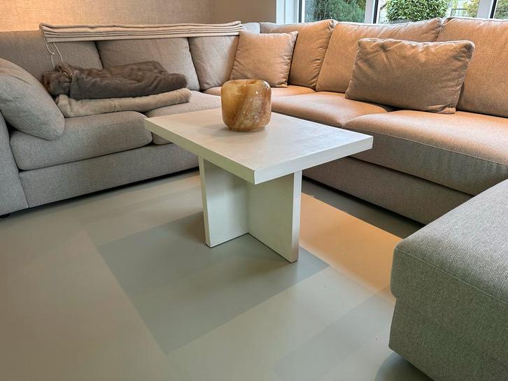 Stijlvolle Salontafel Beton Cire Look, Huis en Inrichting, Tafels | Salontafels, Nieuw, Minder dan 50 cm, 50 tot 100 cm, 100 tot 150 cm