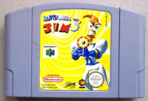 Earth Worm Jim 3 voor de Nintendo 64, Spelcomputers en Games, Games | Nintendo 64, Gebruikt, Ophalen of Verzenden