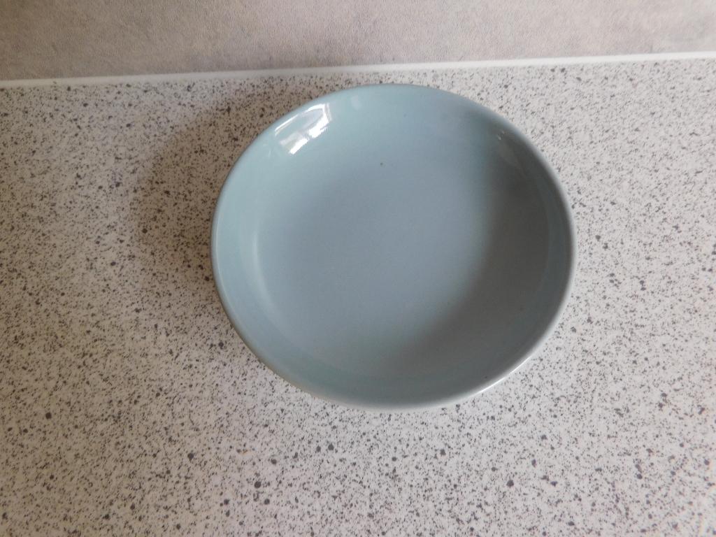 Bord 9 cm. New Bone China Blauw Chicago Hema, Ophalen of Verzenden, Zo goed als nieuw, Bord(en), Overige stijlen