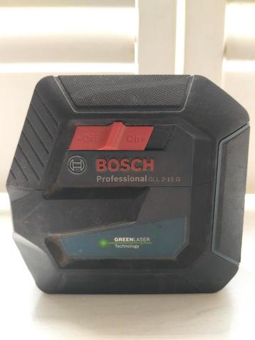 Bosch GLL 2-15 G Groene Kruislijnlaser beschikbaar voor biedingen