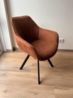 Bruine stoel met armleuning, Huis en Inrichting, Stoelen, Ophalen, Zo goed als nieuw, Bruin, Eén