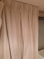 Verduisterende gordijnen beige, Ophalen, Gebruikt, 100 tot 150 cm, 200 cm of meer
