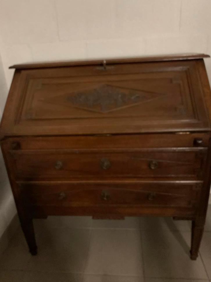 Antieke Franse Secretaire Louis Seize, Antiek en Kunst, Antiek | Meubels | Kasten, Ophalen