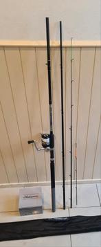 Shakespeare feederhengel met molen, complete set. Nieuw., Watersport en Boten, Ophalen, Molen 6000fd, Shakespeare, Feeder hengel 360