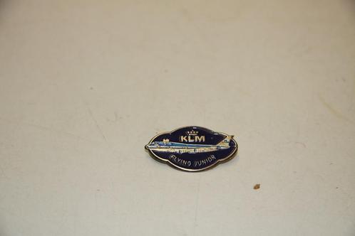 klm flying junior speld pin (231), Verzamelen, Luchtvaart en Vliegtuigspotten, Gebruikt, Patch, Badge of Embleem, Ophalen of Verzenden