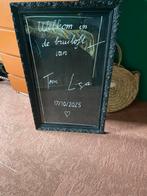 Bruiloft Spiegel Decoratie, Ophalen, 100 tot 150 cm, Zo goed als nieuw, Rechthoekig