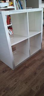 IKEA Kallax open kast, wit, 77cm bij 77 cm, Ophalen, Gebruikt, 50 tot 100 cm, Minder dan 100 cm