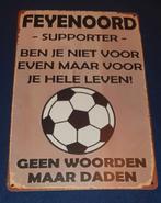 Wandbord feyenoord, Ophalen of Verzenden, Nieuw