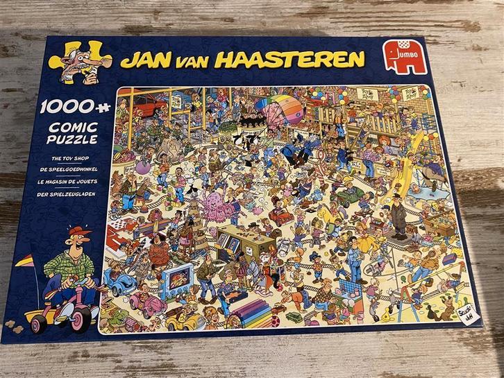 jan van haasteren - de speelgoedwinkel 1000 stuks [s312], Hobby en Vrije tijd, Denksport en Puzzels, Zo goed als nieuw, 500 t/m 1500 stukjes