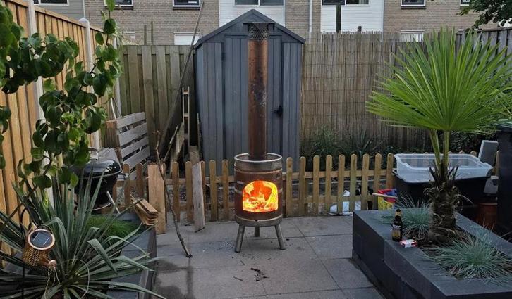 rvs bierfust tuinhaard Bierfusten haard kachel tuinkachel, Tuin en Terras, Tuinhaarden, Nieuw, Ophalen of Verzenden