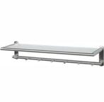 Bony design RVS kapstok met matglas, Huis en Inrichting, Woonaccessoires | Kapstokken, Ophalen, Zo goed als nieuw