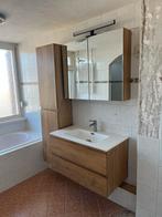 Badkamer Meubel Set: Hoge Kast, Spiegelkast & Wasbak, Huis en Inrichting, Badkamer | Badkamermeubels, Ophalen, (Half)hoge kast