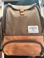 Brown leather Pepejeans London backpack, Ophalen of Verzenden, Zo goed als nieuw, Bruin