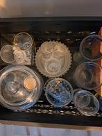 Diverse glaswerk collectie - alles in één koop!, Ophalen, Overige kleuren, Glas, Minder dan 50 cm