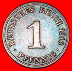 Ⰶ EAGLE (1890-1916): GERMANY 1 PFENNIG 1913A PRUSSIA!, Postzegels en Munten, Munten | Europa | Niet-Euromunten, Verzenden, Duitsland