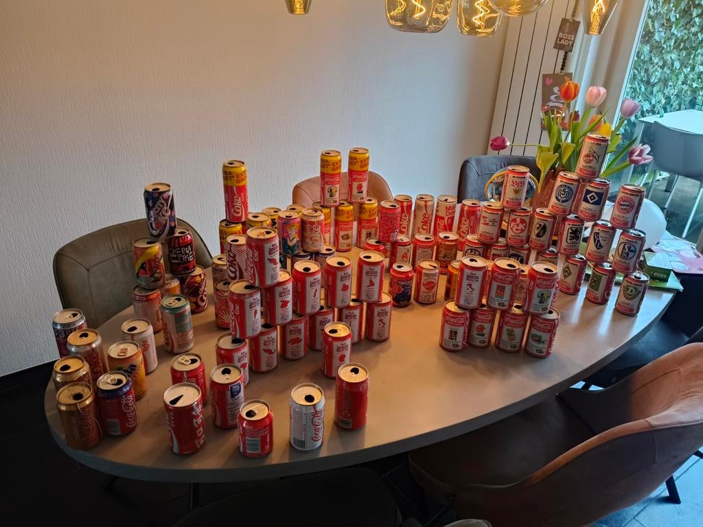 Coca cola verzameling uit verschillend landen, Verzamelen, Complete verzamelingen en Collecties, Ophalen of Verzenden