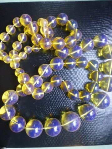 Spectaculair Collier ‘Blauwe’ Dominicaanse BARNSTEEN beschikbaar voor biedingen