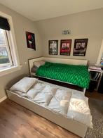IKEA bed met onderschuifbed + matras (zo goed als nieuw), Ophalen, 90 cm, Eenpersoons, Wit