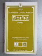 1980 OLDSMOBILE STARFIRE Owner's Manual, Engels, Ophalen of Verzenden