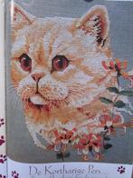 Borduur telpatroon De Kortharige Pers-Exotic Shorthair poes, Ophalen of Verzenden, Nieuw, Handborduren, Patroon