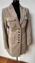 Lange zandkleurige blazer van Josephine en co, Kleding | Dames, Maat 38/40 (M), Josephine & Co, Beige, Ophalen of Verzenden