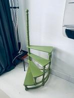 Mooie Vintage Houten Bibliotheektrap  Art Nouveau-stijl.J50, Ophalen, Gebruikt, Overige kleuren, Eén