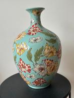 Bloemenvaas - Prachtige Decoratie, Ophalen, Blauw, Aardewerk of Porselein, Zo goed als nieuw