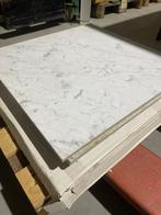 2.5 m2 carrara marmer 60x60 cm - 12mm dik tegels, Nieuw, Minder dan 5 m², Marmer, Ophalen