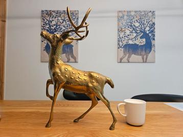 Messing Hert Beeld beschikbaar voor biedingen