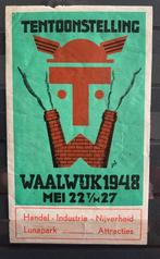 Sluitzegel stads promotie VVV Waalwijk, Ophalen of Verzenden, T/m 1940, Gestempeld