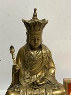 Oude Chinese Bronzen Keizer Kroon Buddha, Ophalen of Verzenden