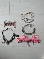 OTAZU kettingen en armband, Overige materialen, Met strass, Ophalen of Verzenden, Roze