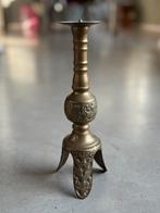 Oude kandelaar koper of messing, Ophalen of Verzenden, Koper of Brons