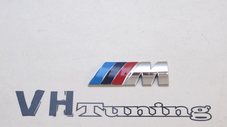 BMW M 3D logo zelfklevend 8 cm metaal, Auto diversen, Tuning en Styling, Ophalen of Verzenden