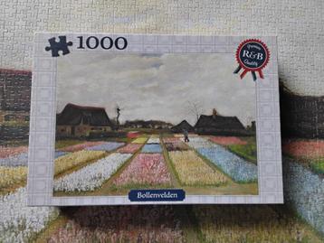 R&B puzzel 'bollenvelden' van Gogh beschikbaar voor biedingen
