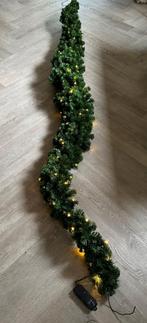 Guirlande met led verlichting 280 cm, Diversen, Kerst, Ophalen of Verzenden, Zo goed als nieuw
