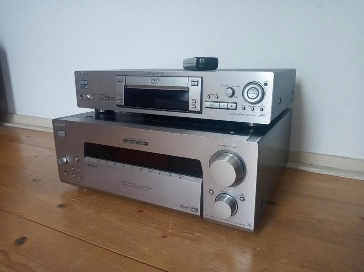 Sony STR-DB930 QS Receiver Sony DVP-S725D DVD/CD/VCD Speler, Audio, Tv en Foto, Stereo-sets, Gebruikt, Cd-speler, Dvd-speler, Tuner of Radio
