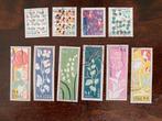 Japan complete bloemen serie flora art deco, Ophalen of Verzenden, Buitenland