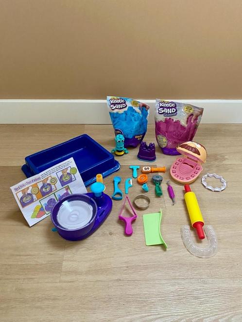 Z.g.a.n. Kinetisch zand pakket met toebehoren + Play Doh, Kinderen en Baby's, Speelgoed | Educatief en Creatief, Zo goed als nieuw
